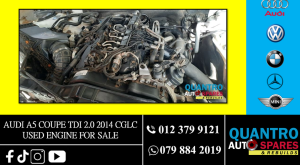 AUDI A5 Coupe TDI 2.0 2014 CGLC Used Engine For Sale