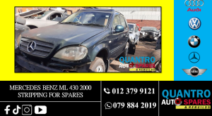 Mercedes Benz ML 430 2000 Stripping For Spares
