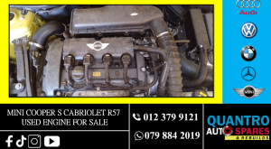 Mini Cooper S Cabriolet R57 Used Engine For Sale