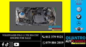 Volkswagen Polo 12 TSI 2016 CJZC Engine For Sale 1