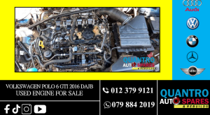 Volkswagen Polo 6 GTI 2016 DAJB Used Engine For Sale 1